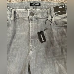 Men’s Express Super Skinny Hyper Stretch 36X30